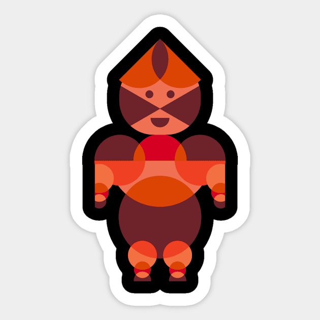 Abstract African Culture Woman Sticker by tmsarts